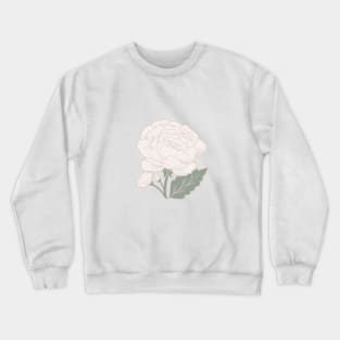 Spring Garden on Taupe Crewneck Sweatshirt